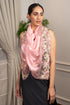 English Daisy  | Embroidered Wool Silk Stole